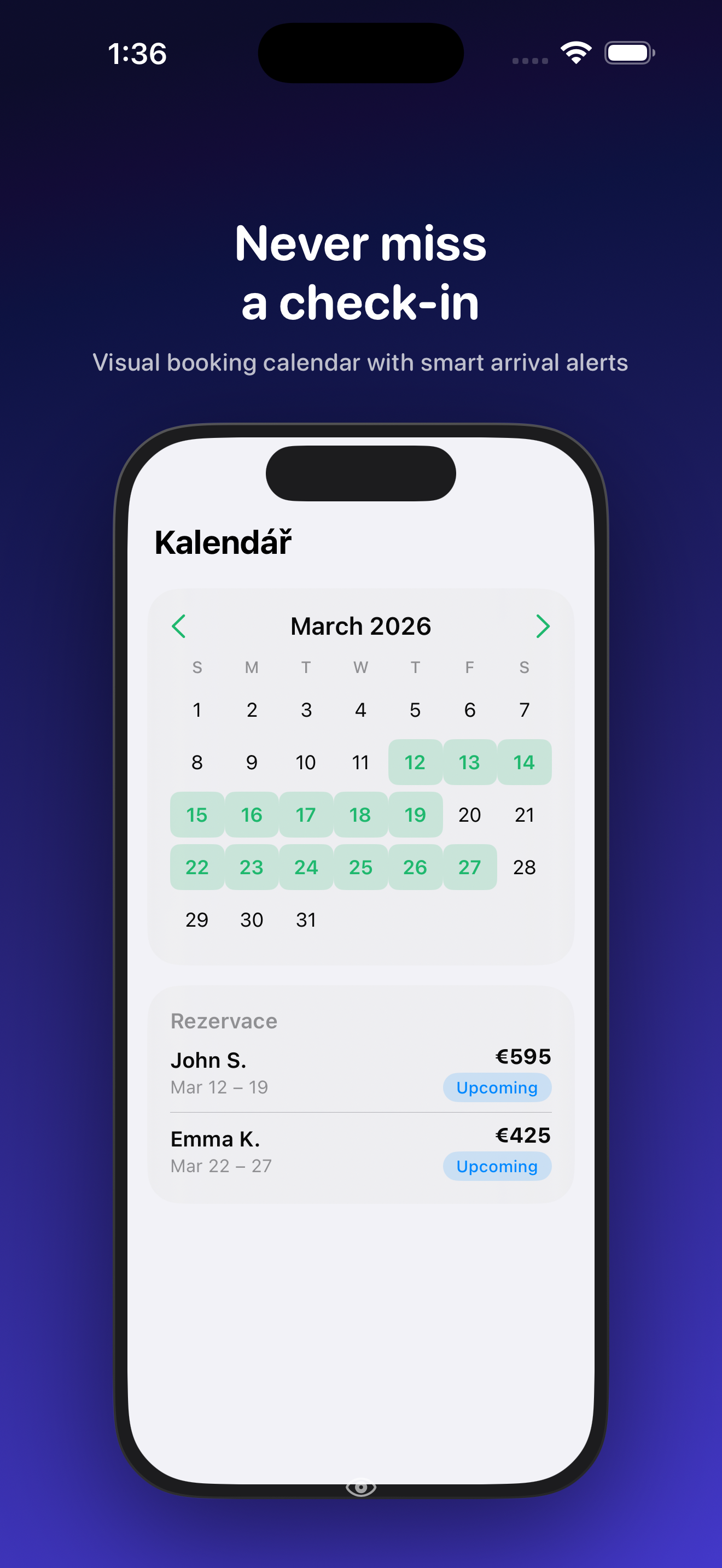 StayTrackr Calendar